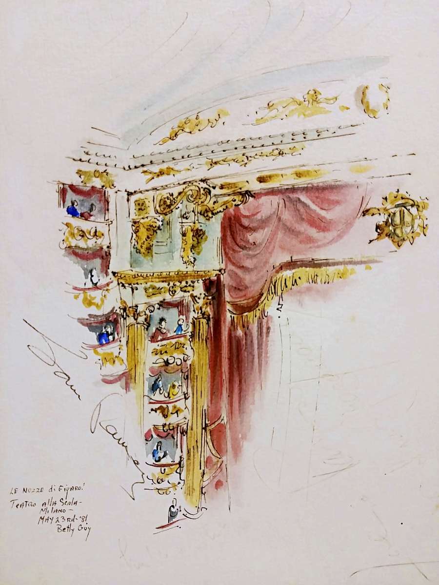 Le Nozze di Figaro! Teatro Alla Scala by Betty Guy 