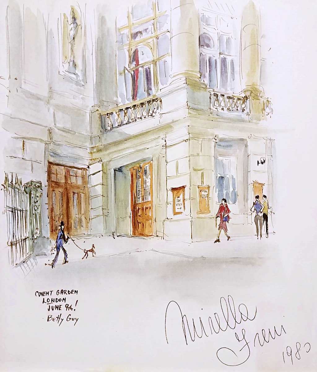 Covent Garden London by Betty Guy 