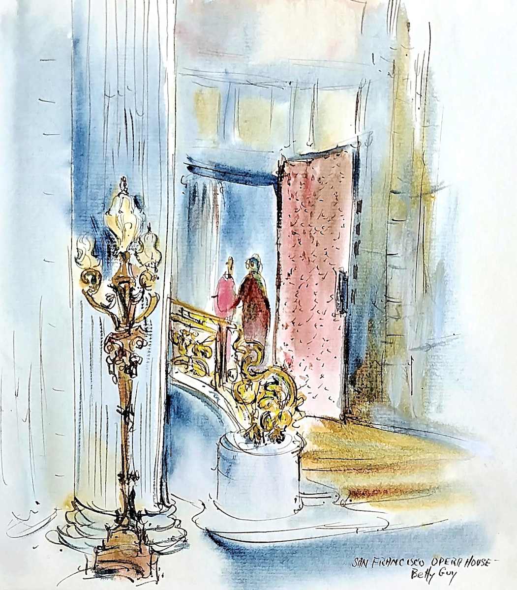 San Francisco Opera House by Betty Guy 
