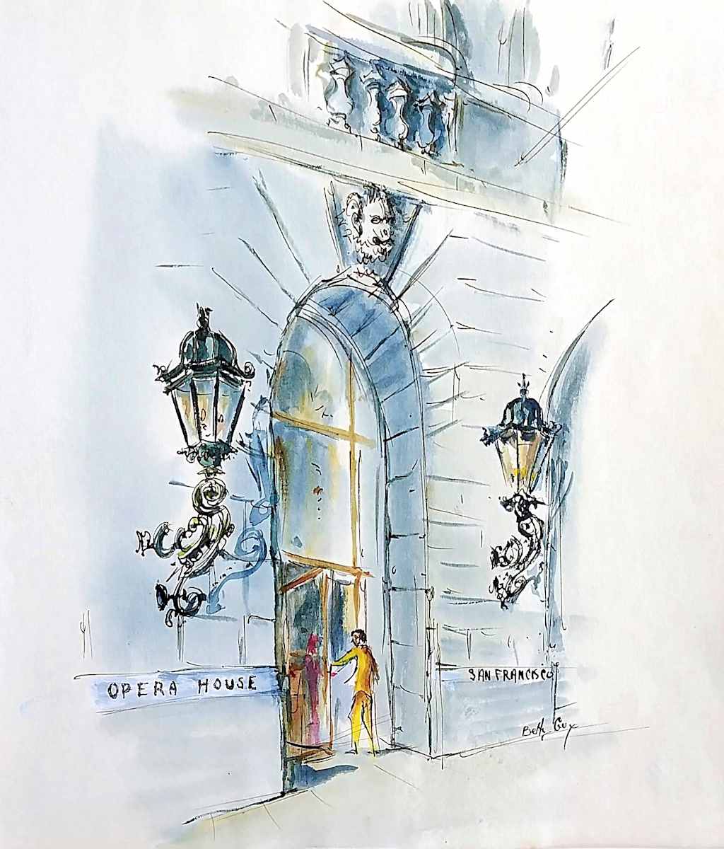 Opera House San Francisco by Betty Guy 