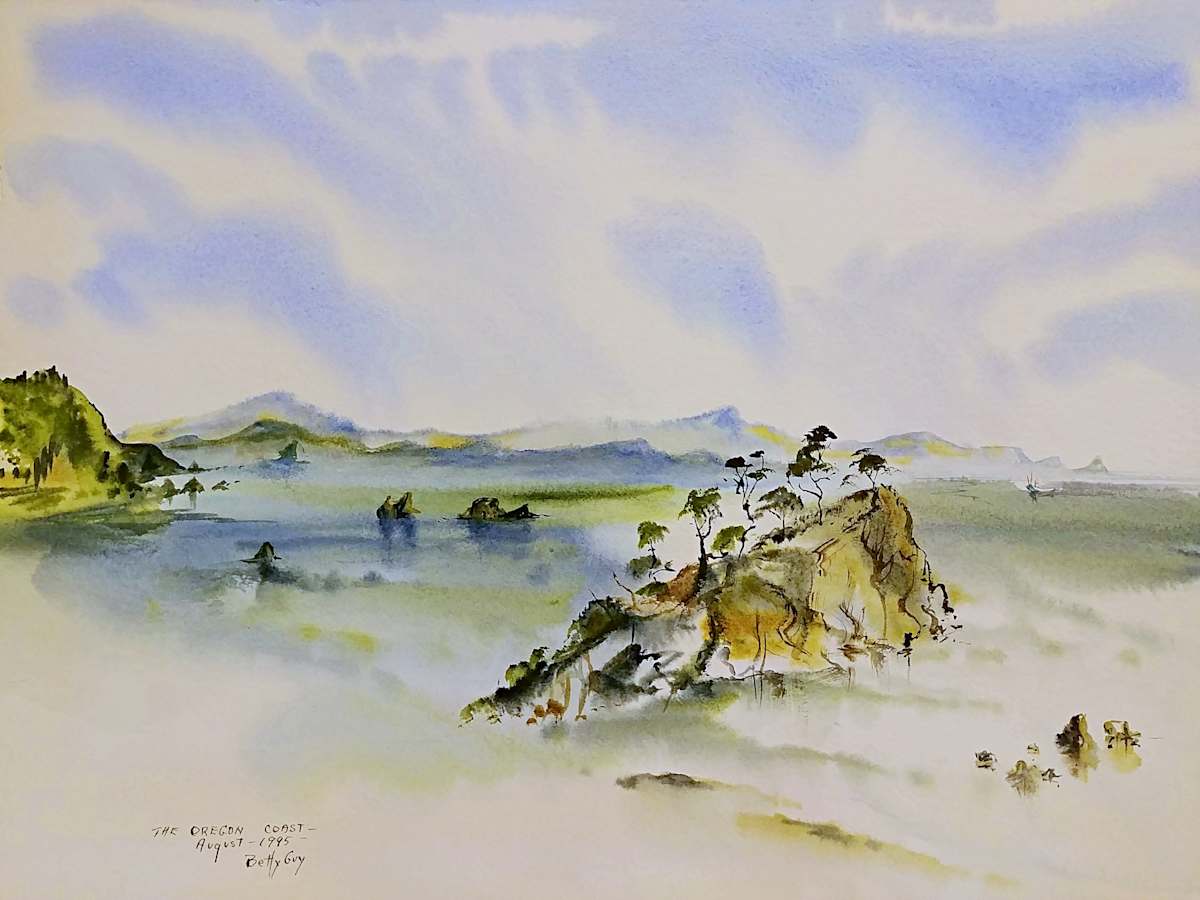 The Oregon Coast by Betty Guy 