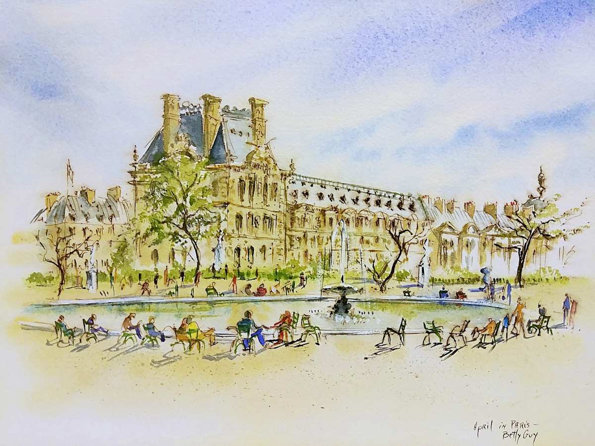 April in Paris by Betty Guy 