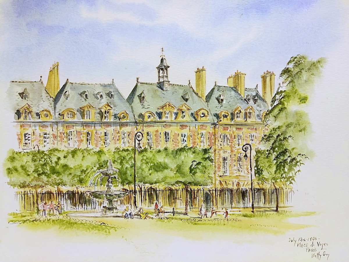 Place de Voges by Betty Guy 