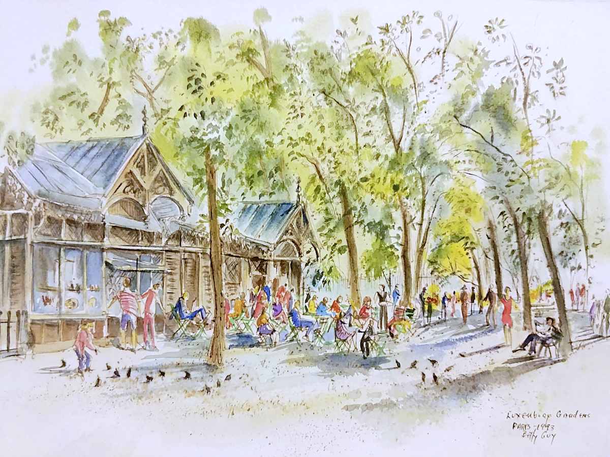 Luxemborg Gardens by Betty Guy 