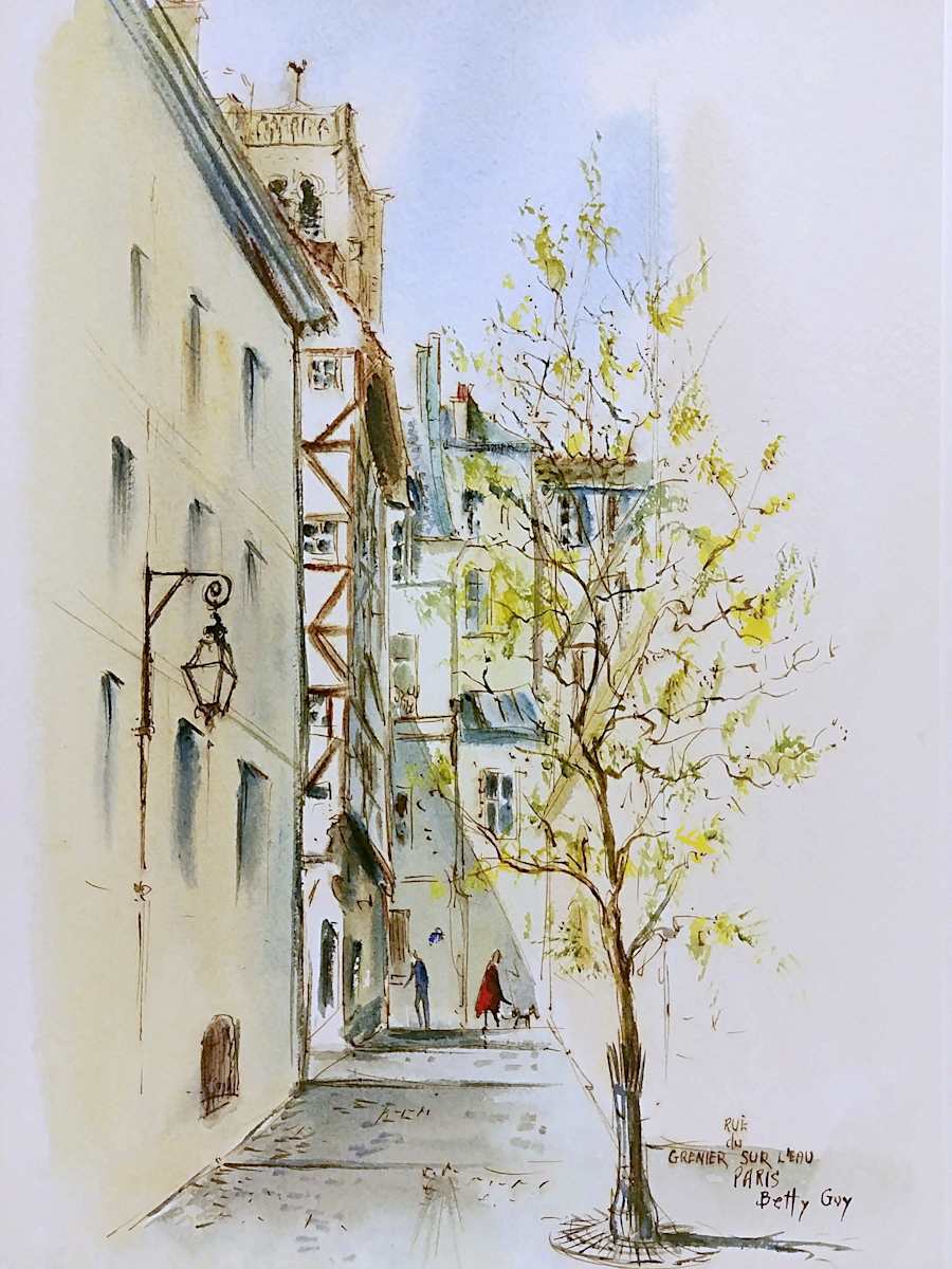 Rue du Grenier Sur L'eau by Betty Guy 