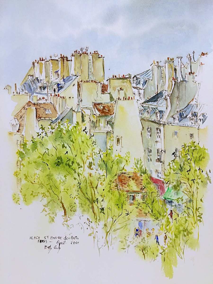 Place St Andre de Arts by Betty Guy 