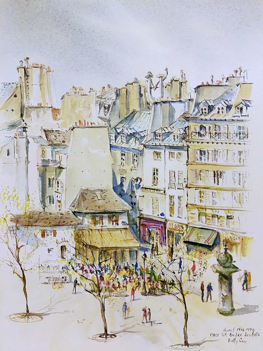 Place St Andre de Arts by Betty Guy 