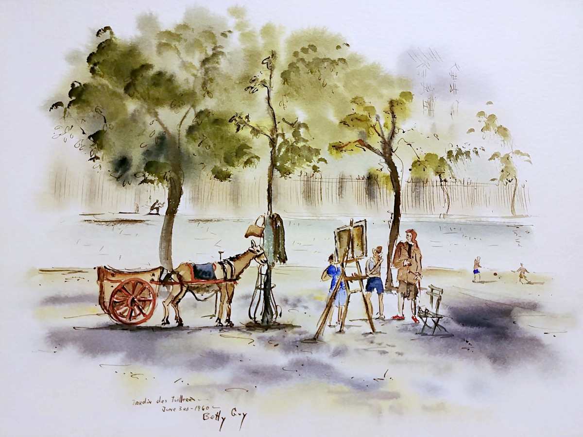 Jardin des Tuilleries by Betty Guy 