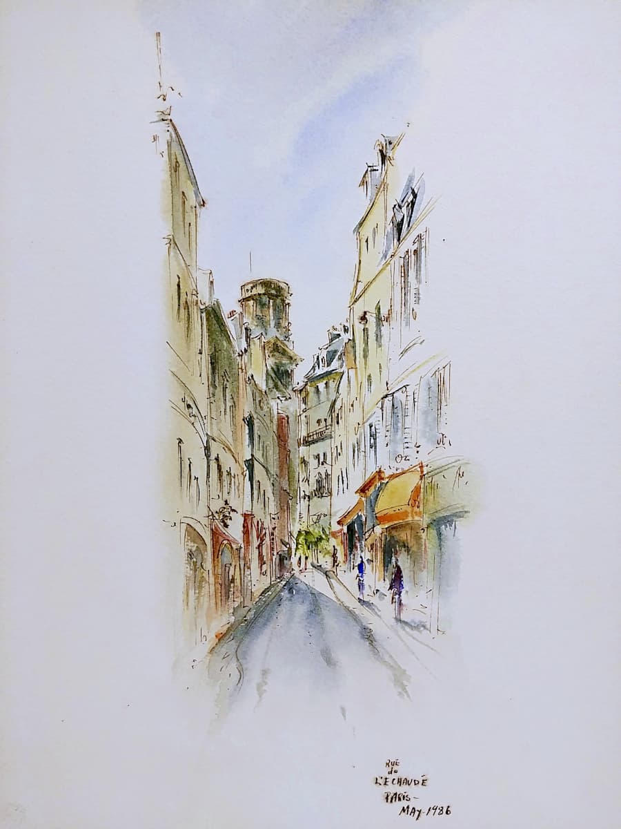 Rue de L'Echaude by Betty Guy 