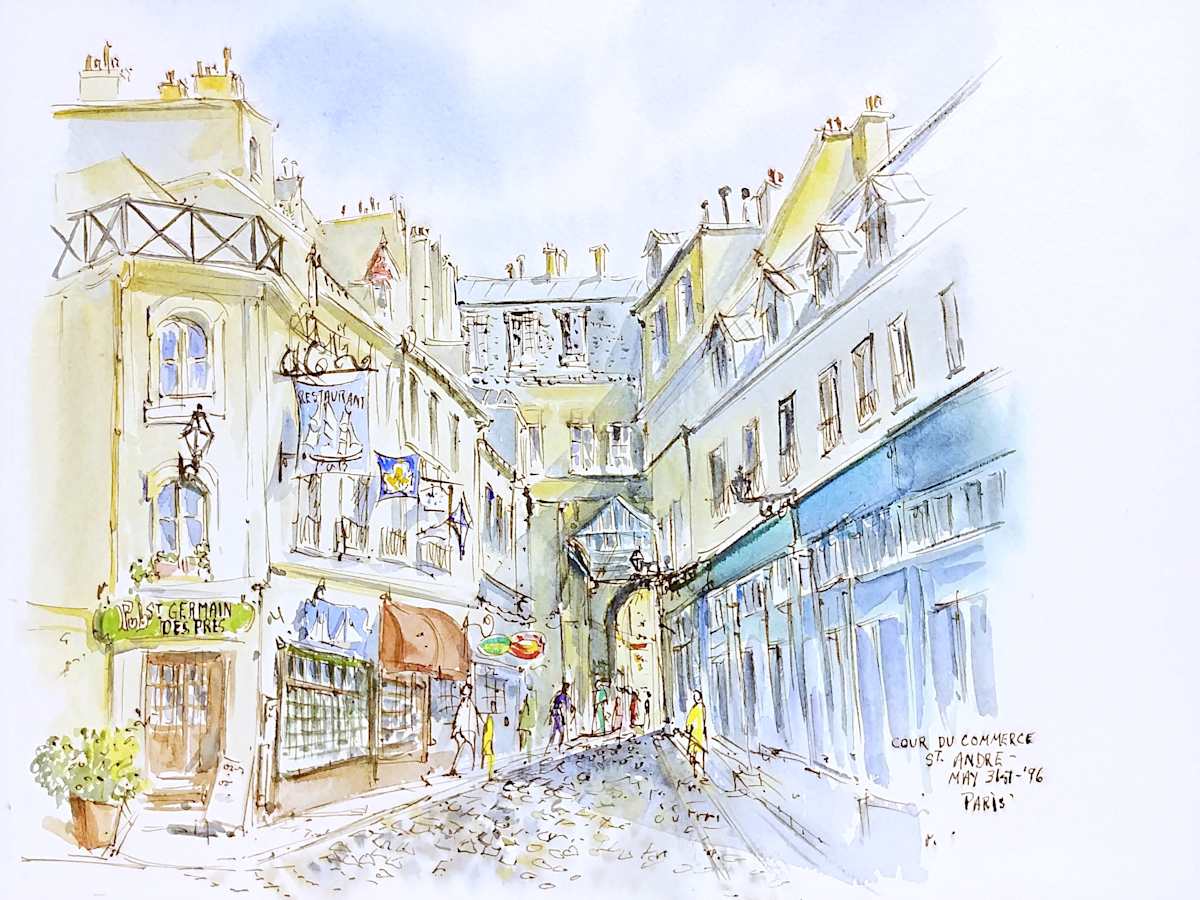Cour Du Commerce St Andre by Betty Guy, Image 1.