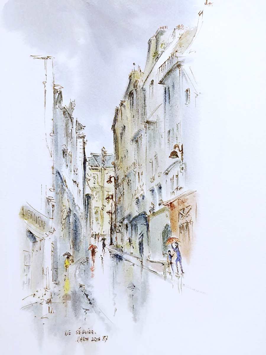 Rue Seguier by Betty Guy 