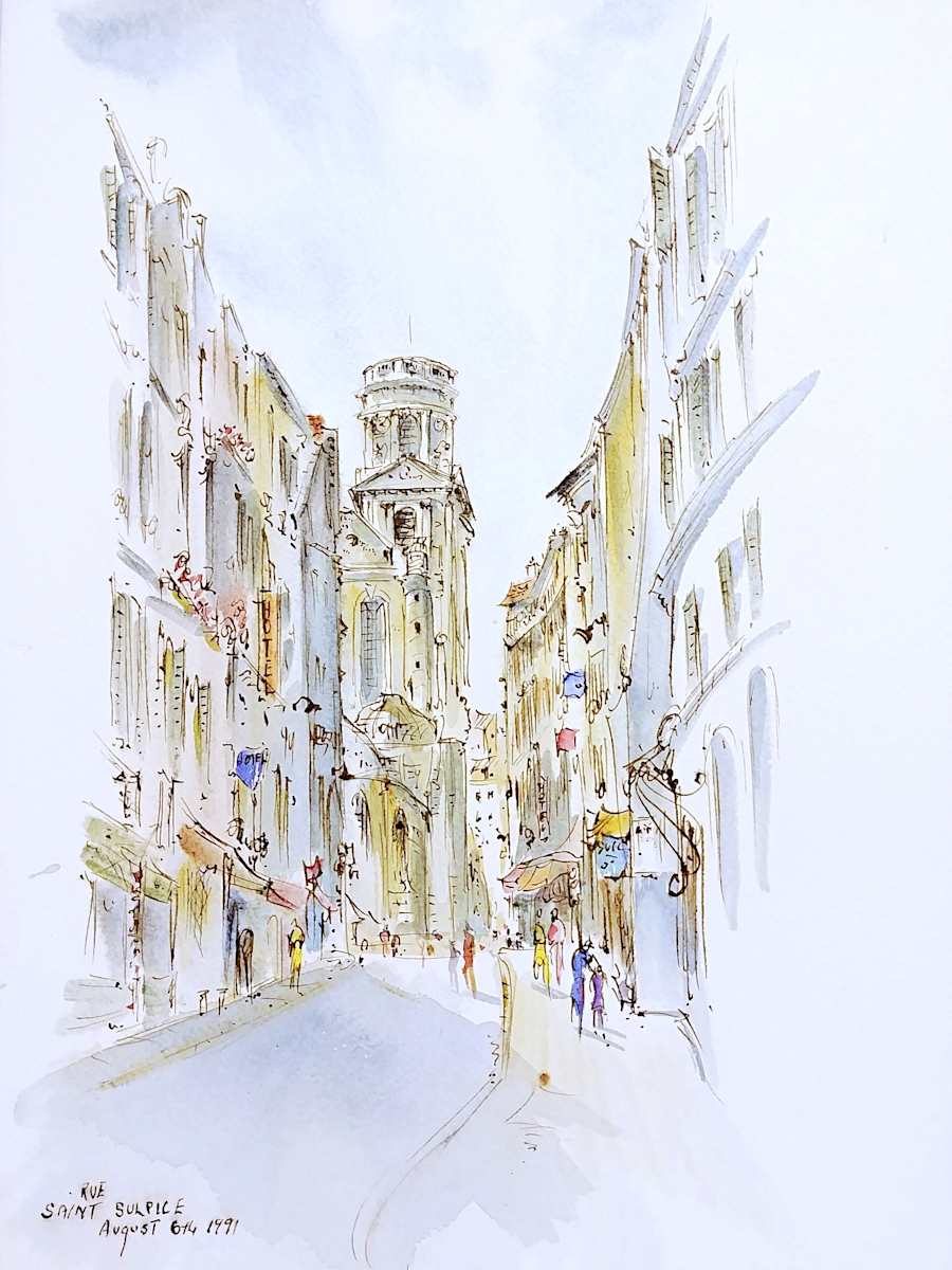 Rue Saint Sulpice by Betty Guy 