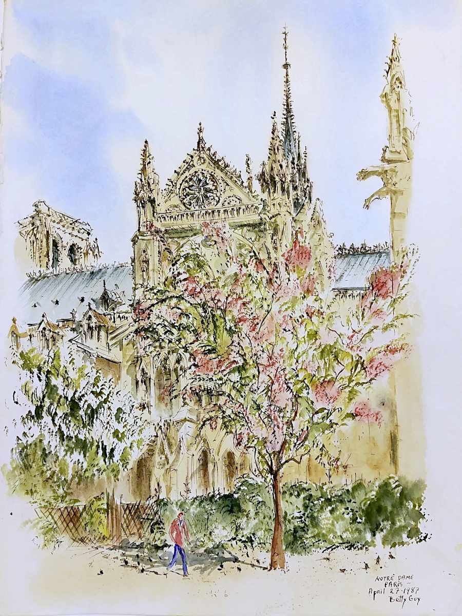 Notre DameParis by Betty Guy 