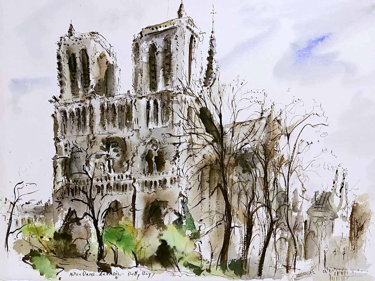 Notre Dame de Paris by Betty Guy 
