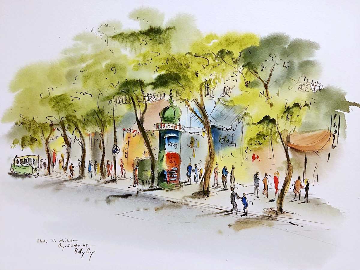 Blvd St Michel by Betty Guy, Image 1.