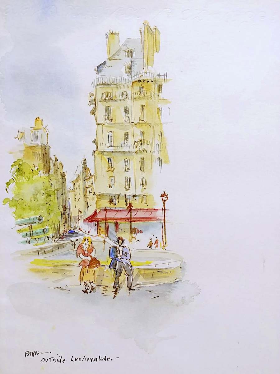 Paris - Outside Les Invalides by Betty Guy 
