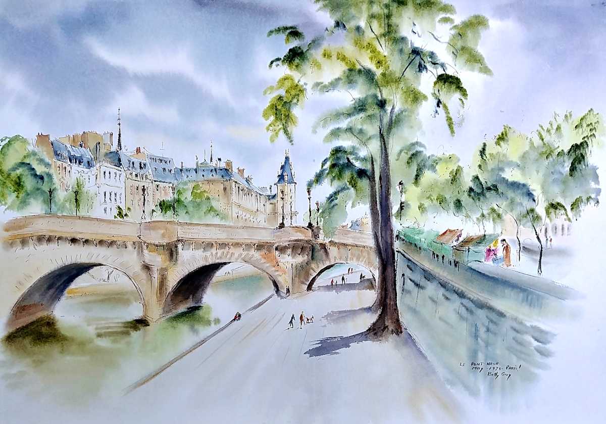 Le Pont Neuf Paris! by Betty Guy 
