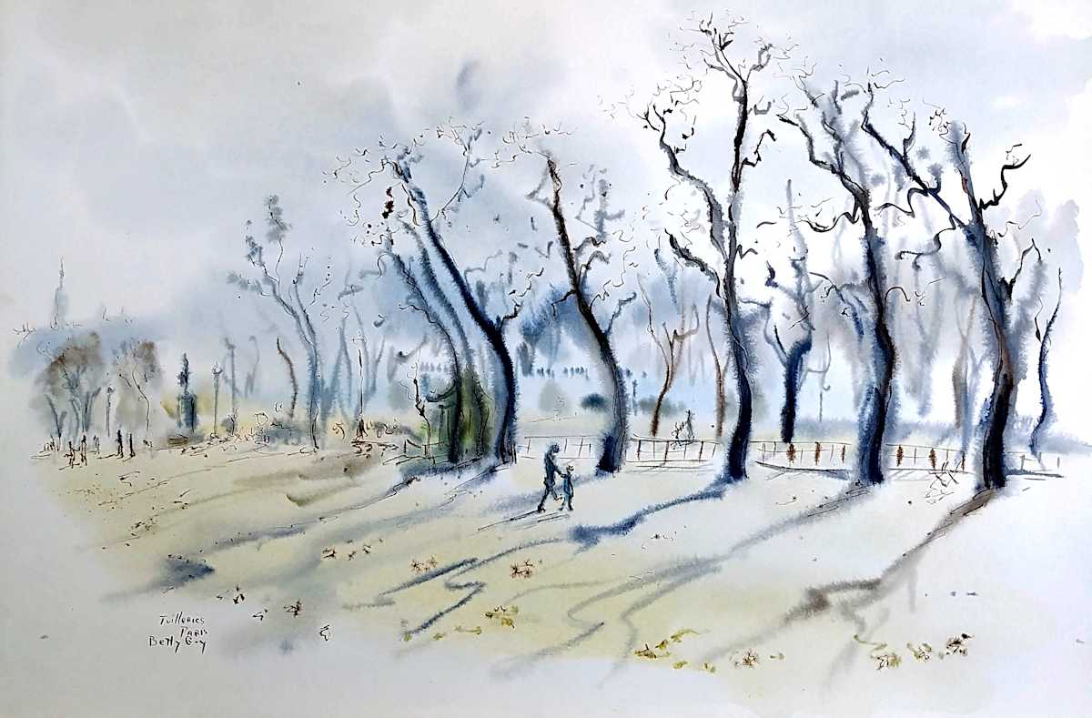 Tuilleries Paris by Betty Guy 