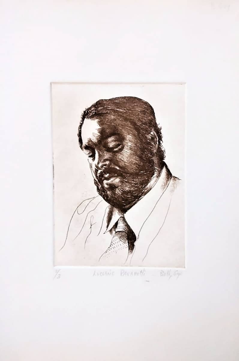 Luciano Pavarotti by Betty Guy 