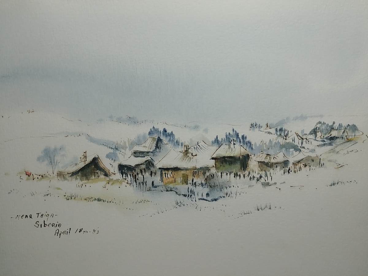 Near Raiga Siberia by Betty Guy 