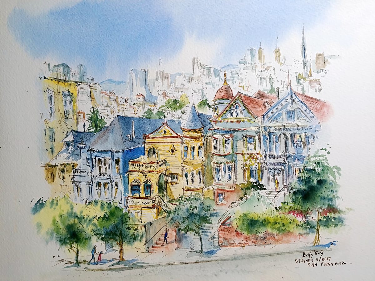 Steiner Street San Francisco by Betty Guy 