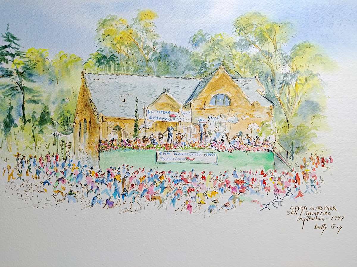 Opera in the Park San Francisco by Betty Guy, Image 1.