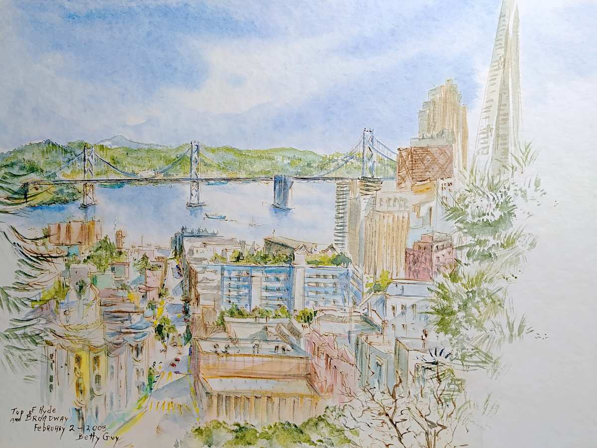 Top of Hyde and Broadway by Betty Guy, Image 1.