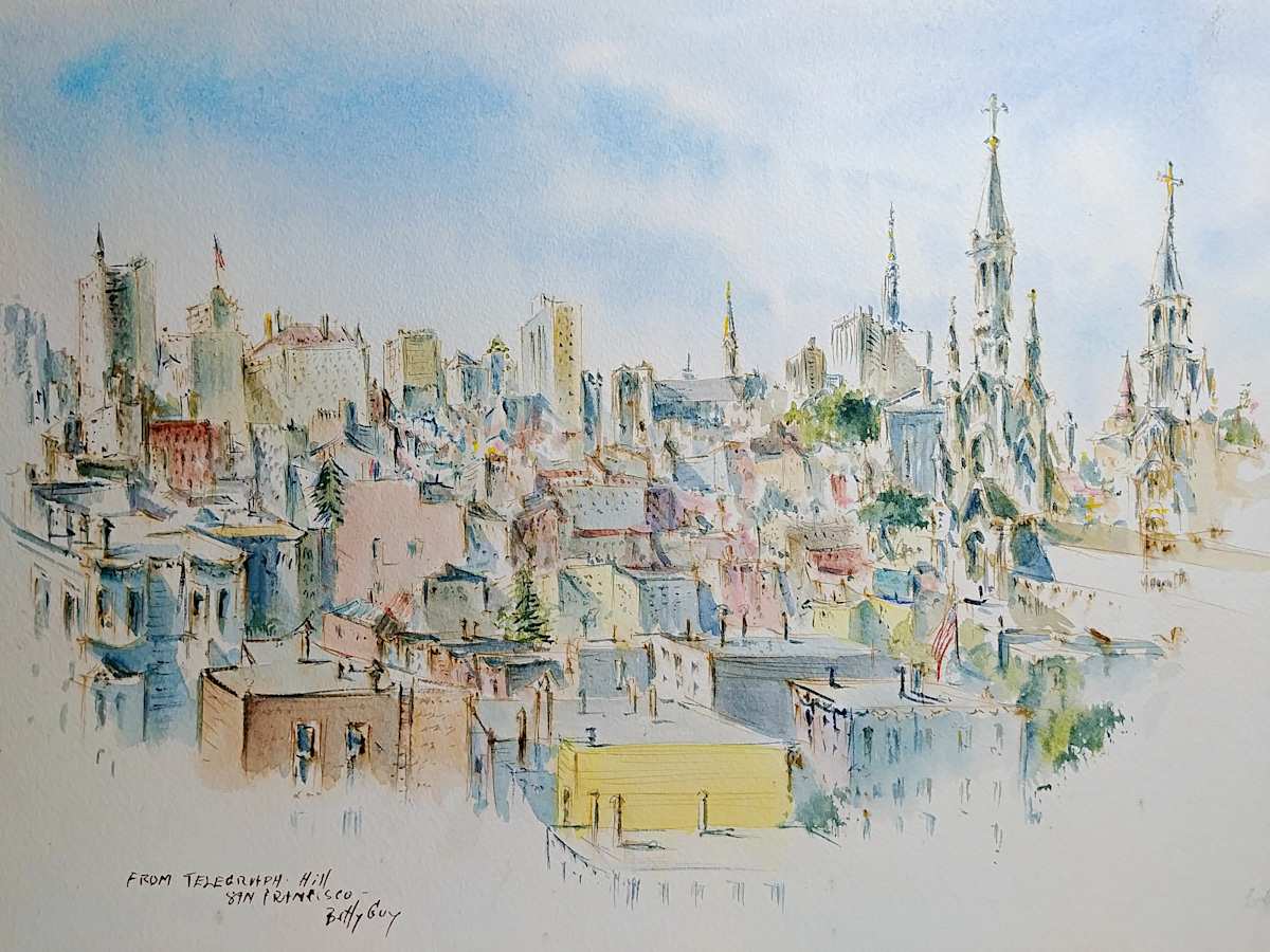 From Telegraph Hill San Francisco by Betty Guy 