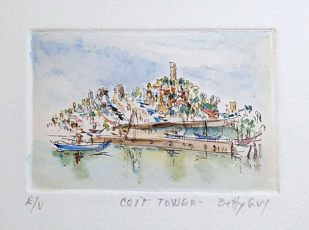 Coit Tower by Betty Guy 