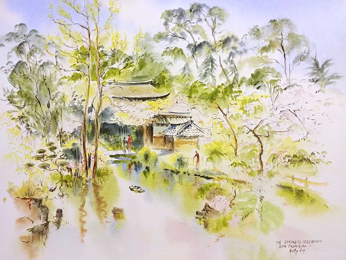 Japanese Tea Garden San Francisco by Betty Guy 