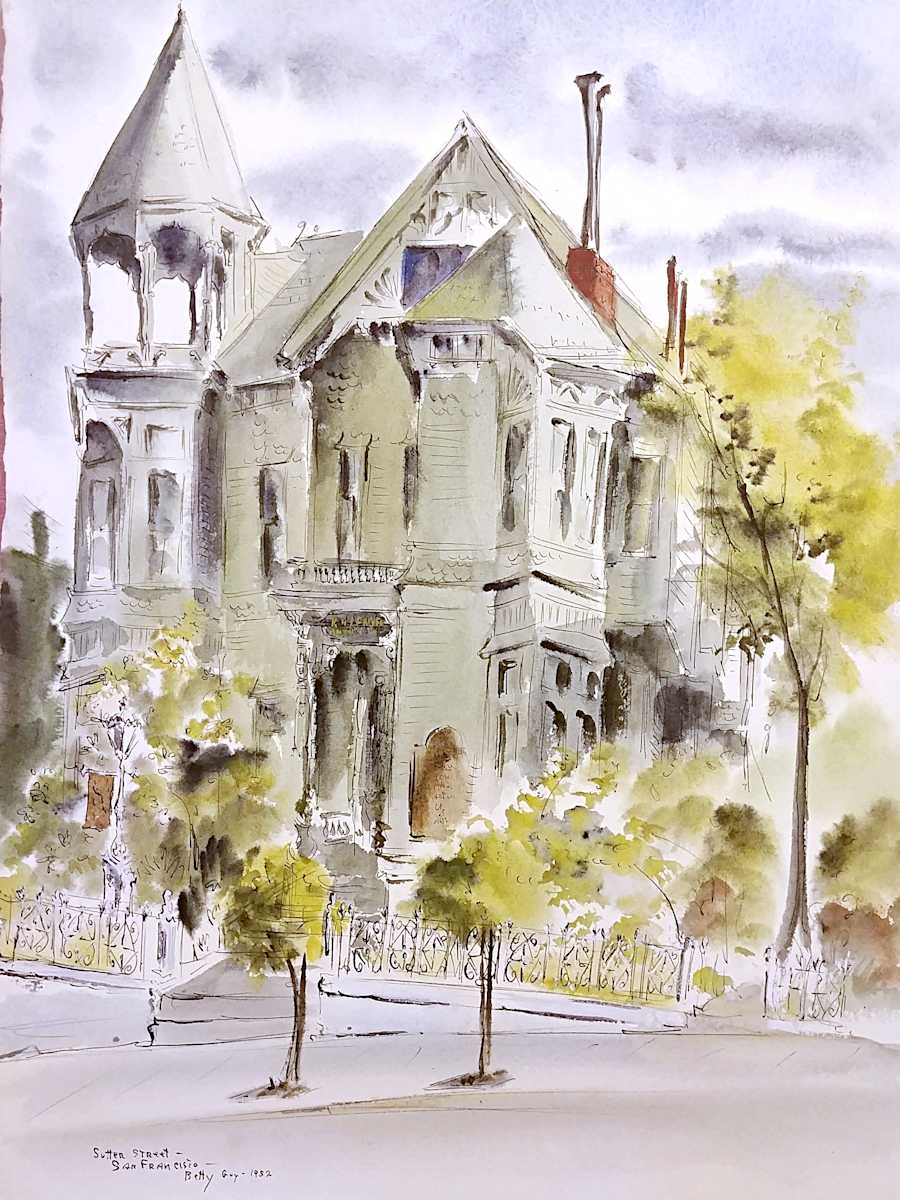 Sutter Street San Francisco by Betty Guy 