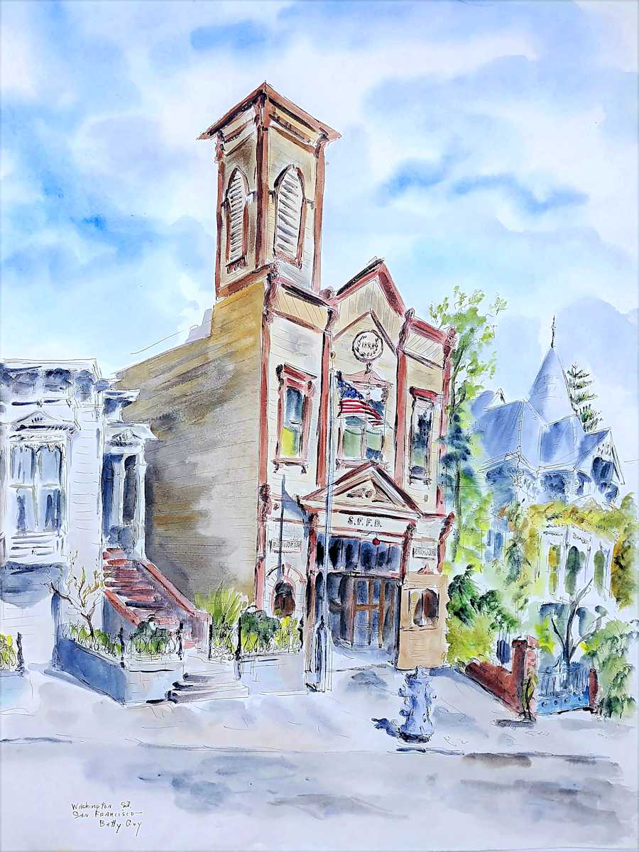 Washington St. San Francisco by Betty Guy 