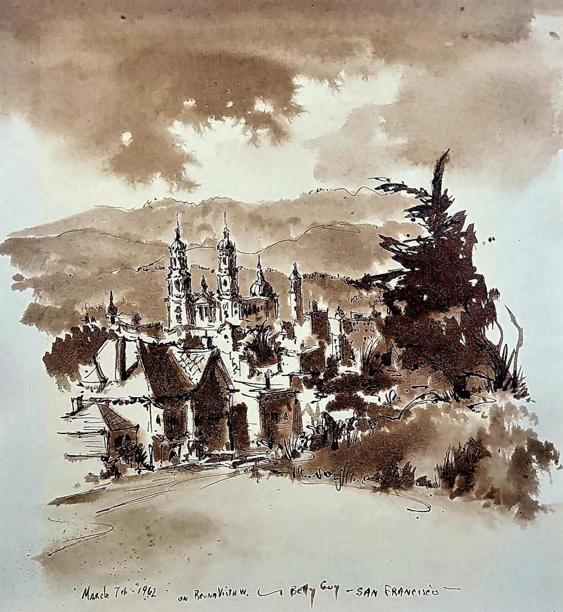 On Beuna Vista W. San Francisco by Betty Guy 