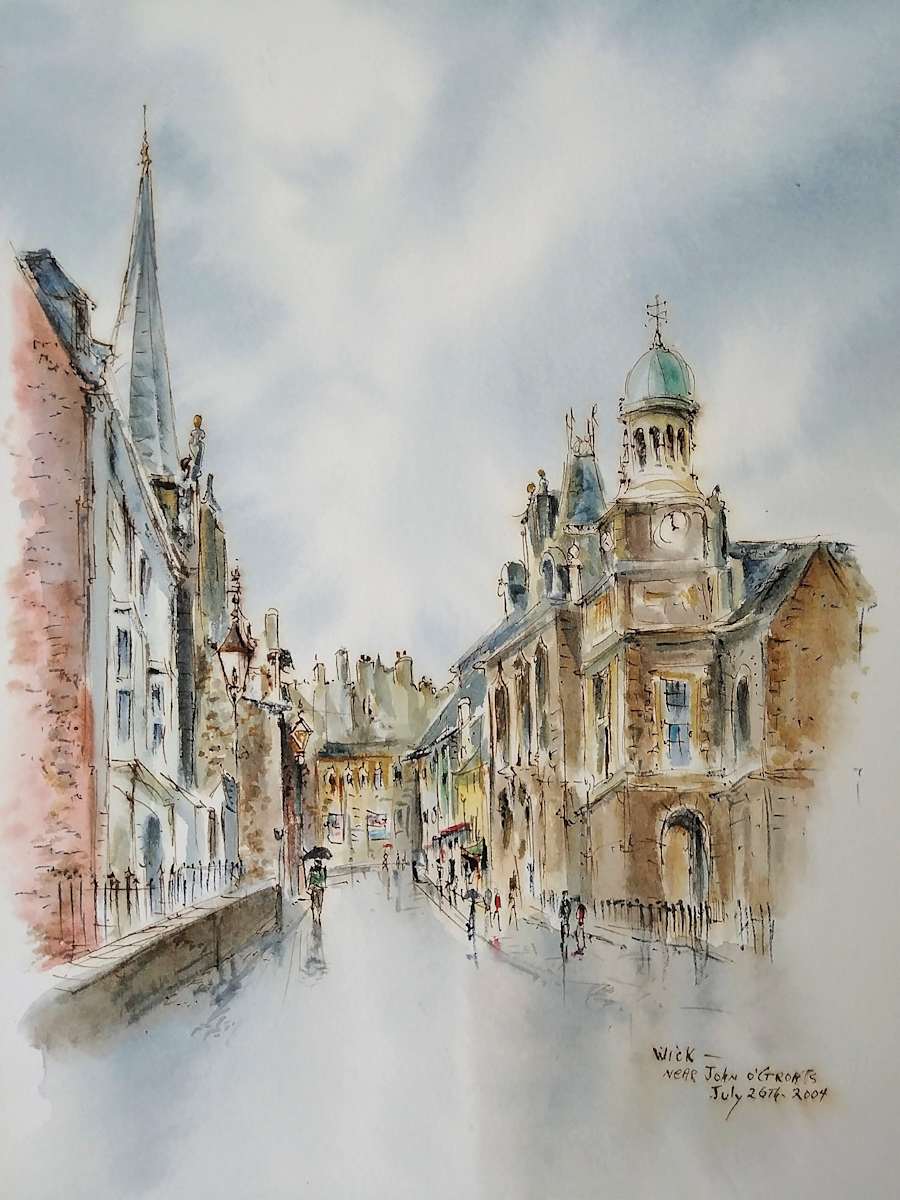 Wick - Near John O'Groats by Betty Guy 