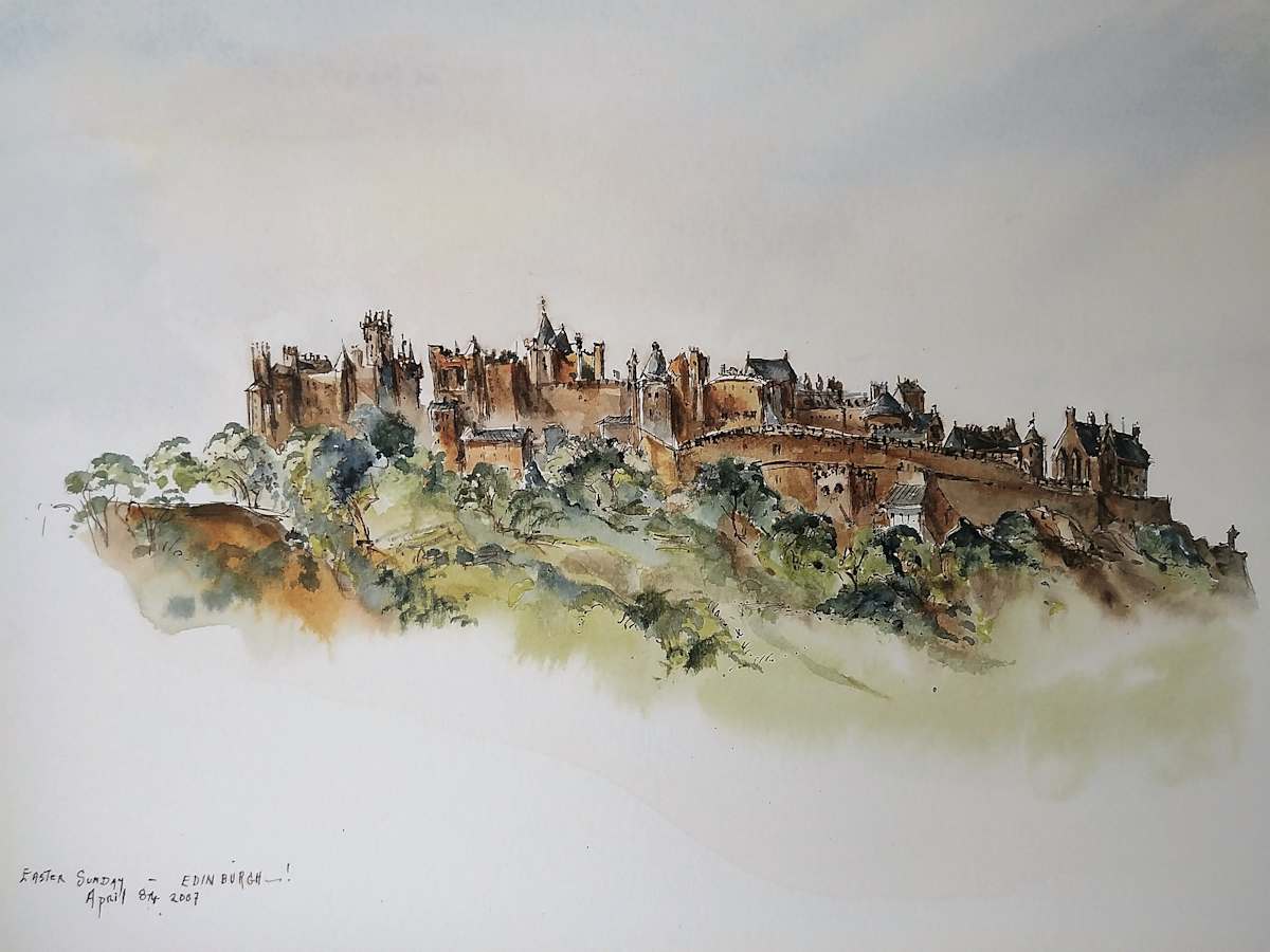 Easter Sunday - Edinburgh! by Betty Guy 