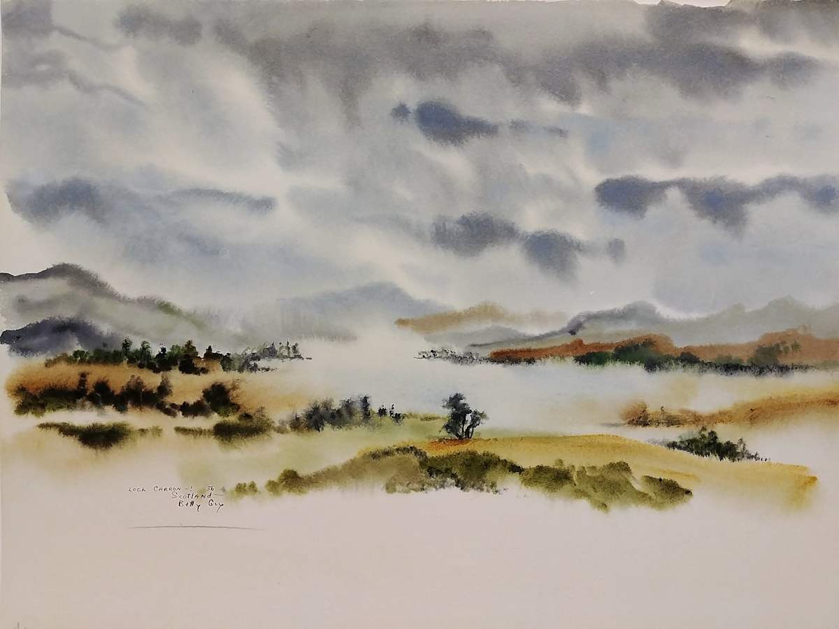 Loch Carron - Scotland! by Betty Guy 