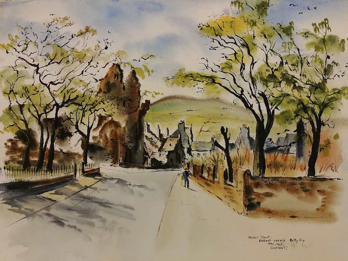 Palace Street - Kirkwall - Orkney by Betty Guy 