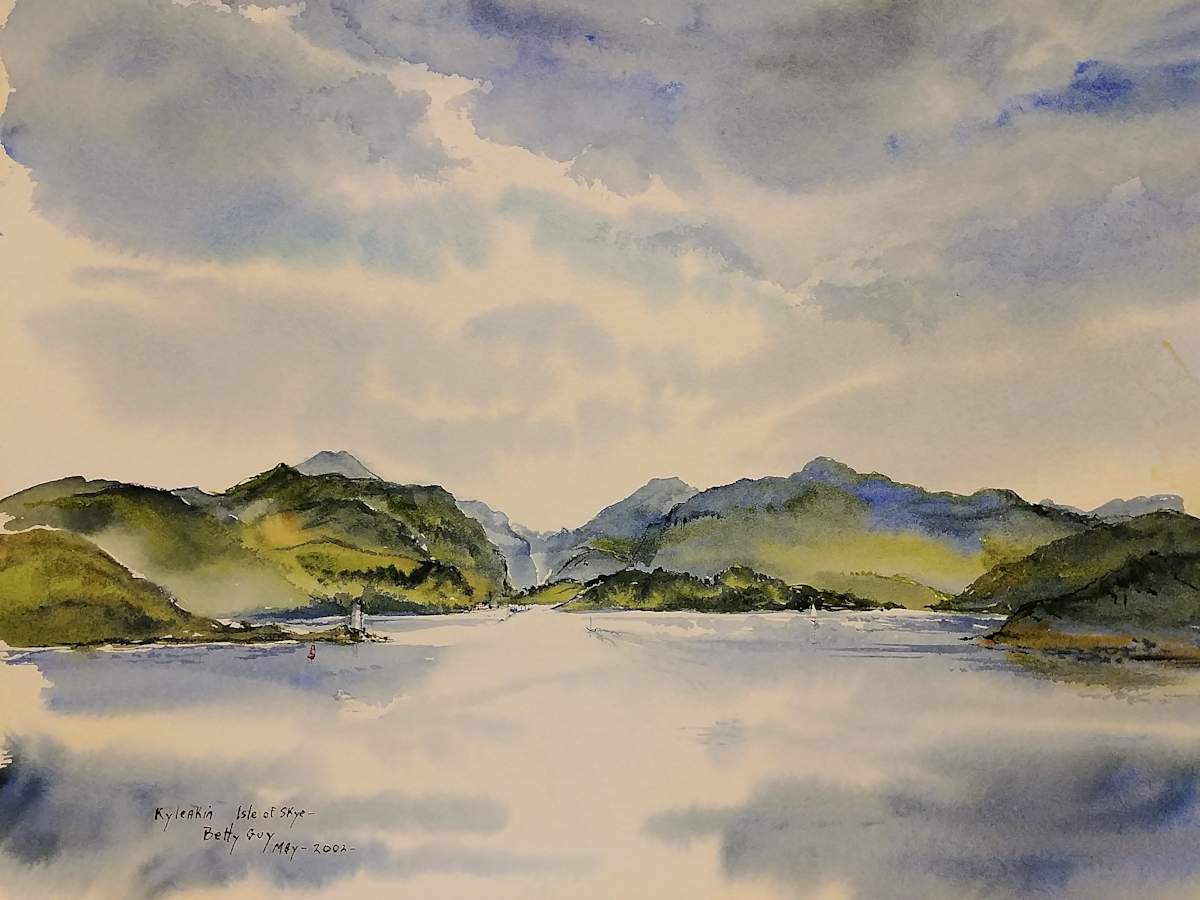 Kyleakin Isle of Skye by Betty Guy 