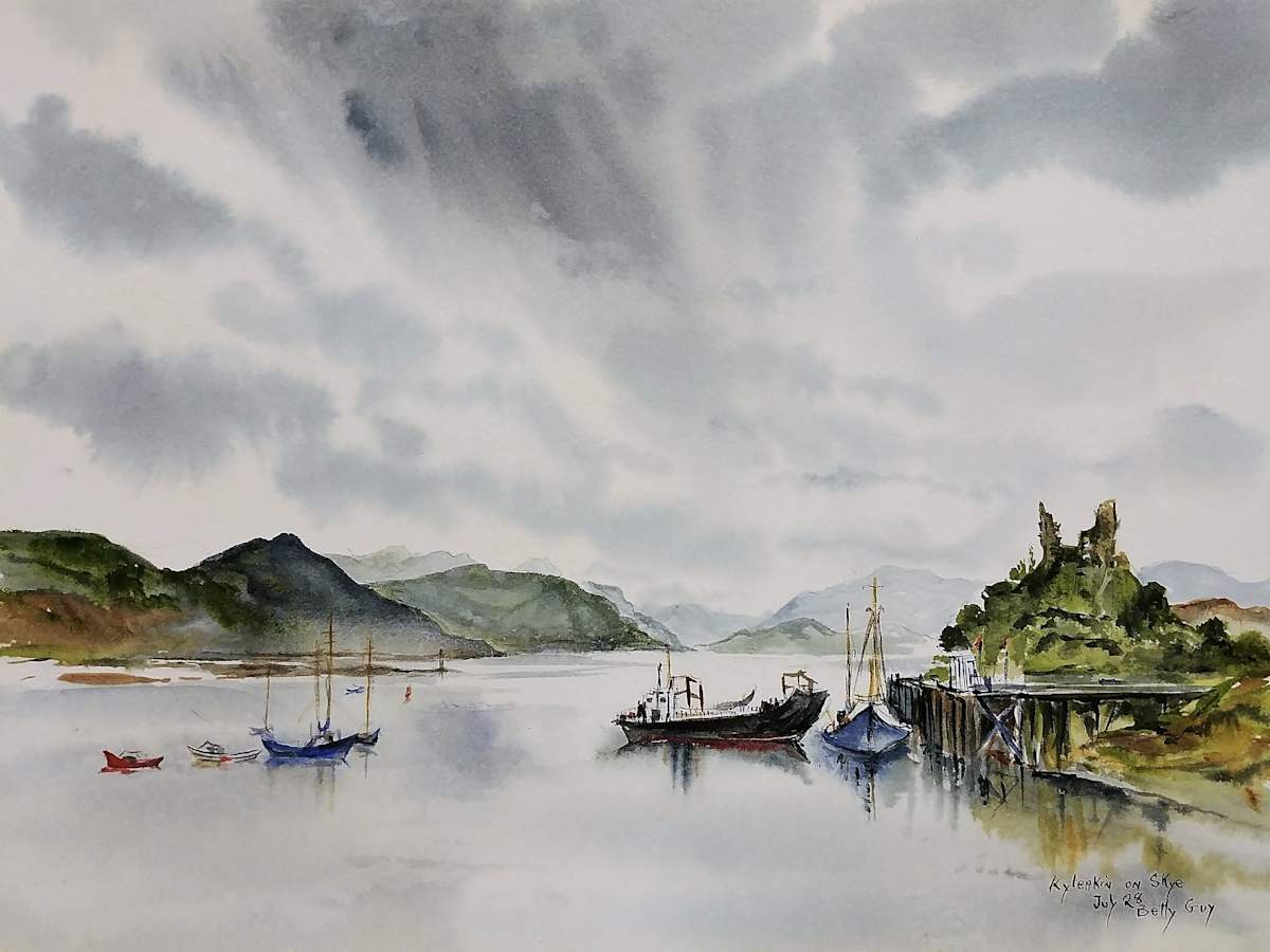 Kyleakin on Skye by Betty Guy 