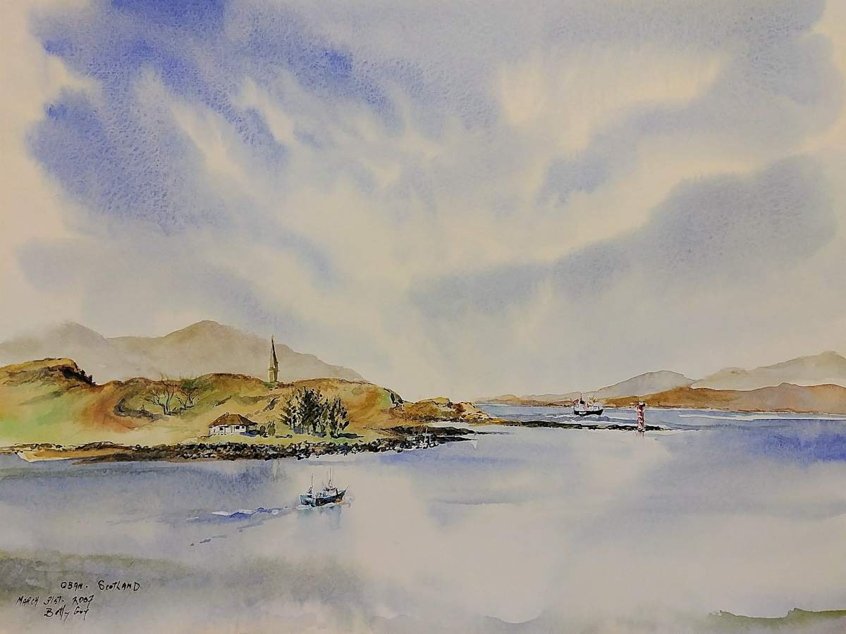 Oban - Scotland by Betty Guy 