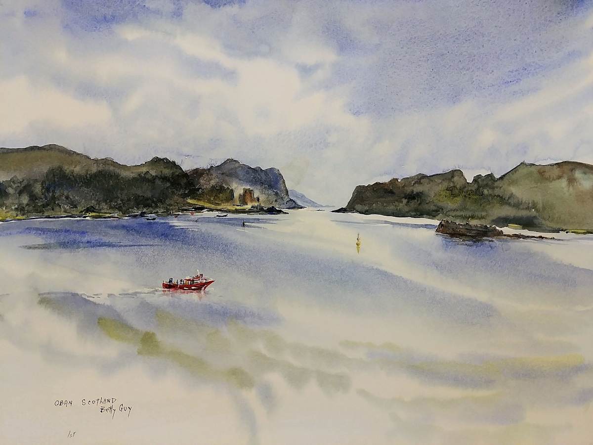 Oban Scotland by Betty Guy 