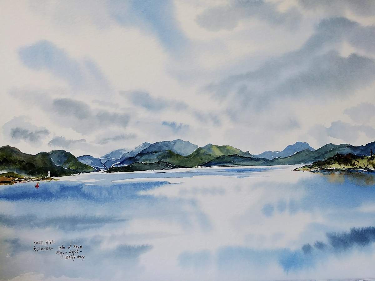 Loch Alsh Kyleankin Isle of Skye by Betty Guy 