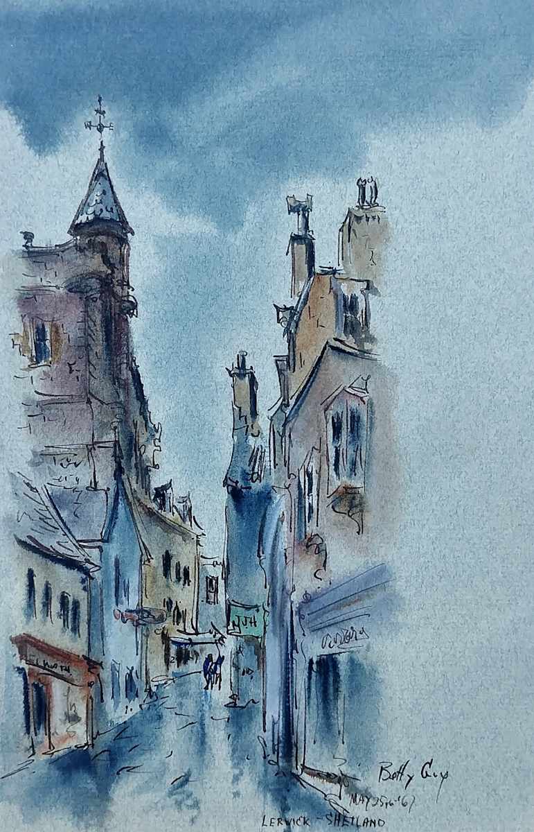 Lerwick - Shetland by Betty Guy 