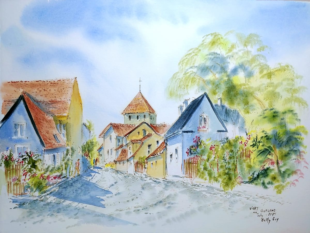 Visby on Gotland by Betty Guy 