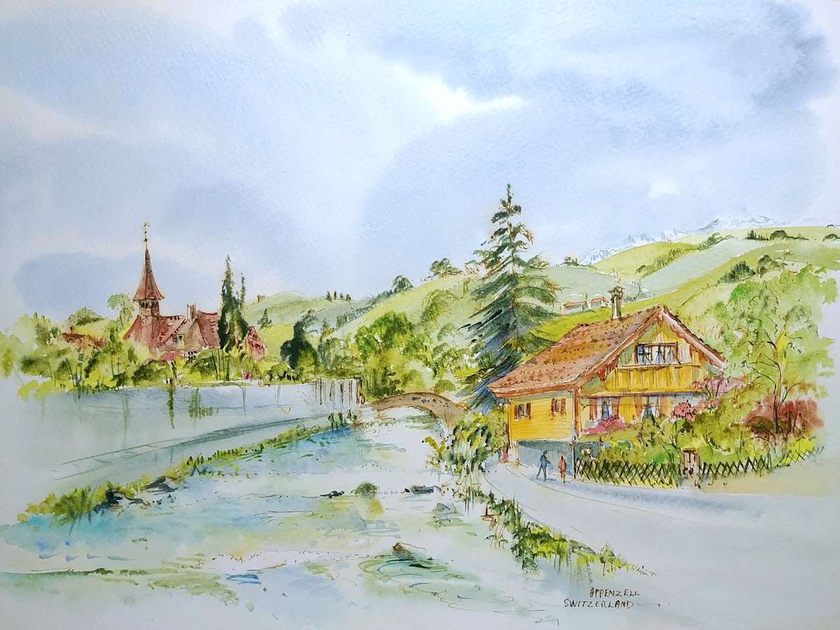 Appenzell Switzerland by Betty Guy 