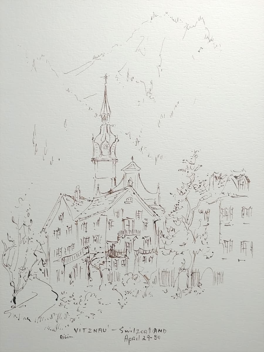 Vitznau! - Switzerland Rigi by Betty Guy 