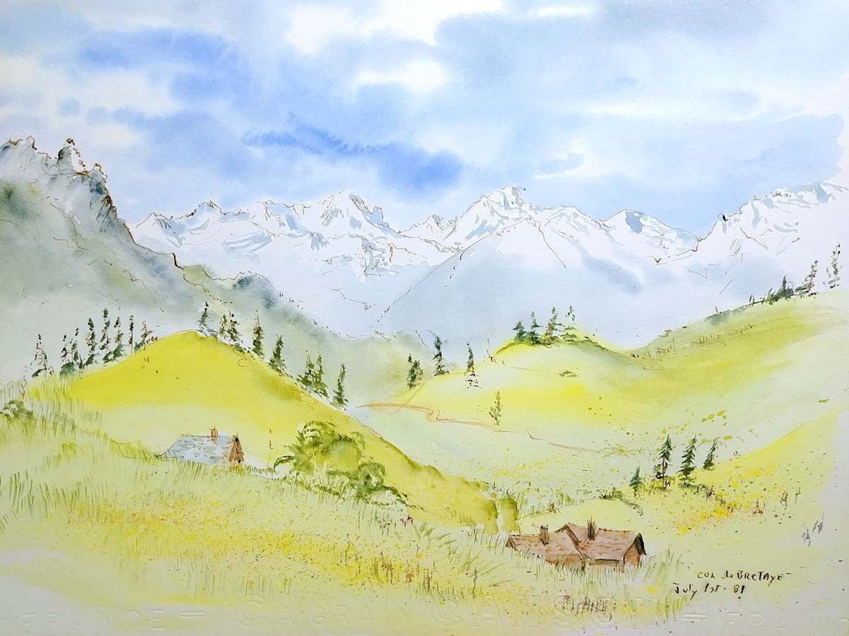 Col de Bretaye by Betty Guy 