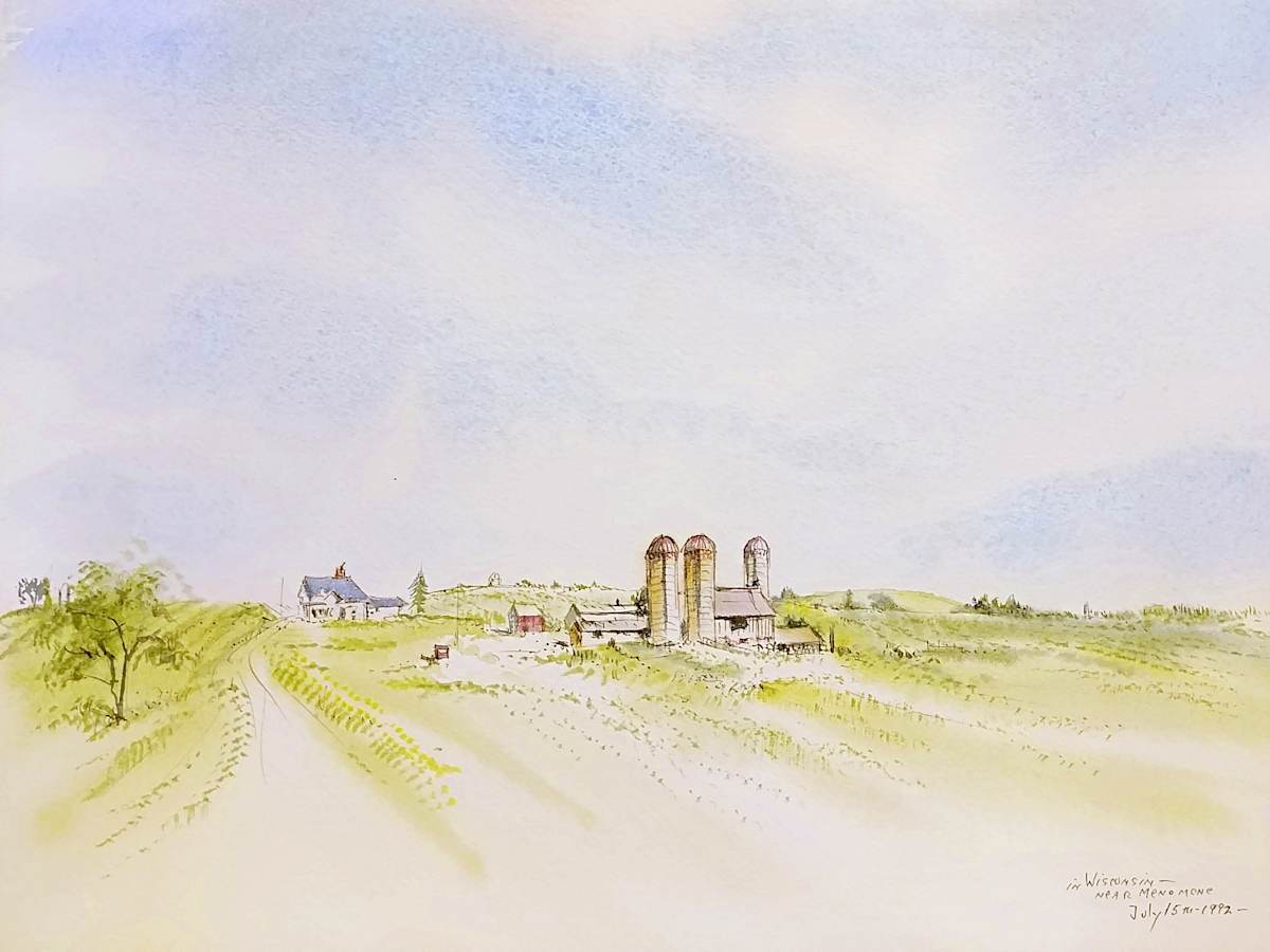 In Wisconsin - Near Menomone by Betty Guy 