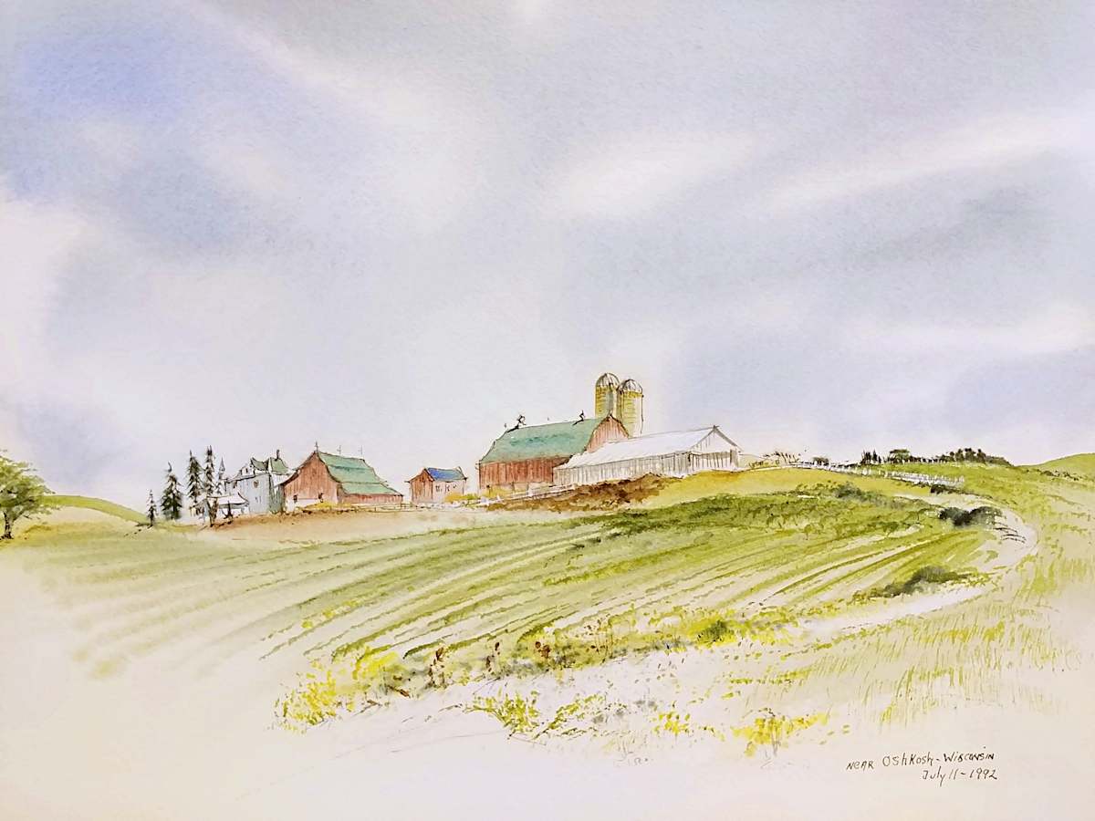Near Oshkosh - Wisconsin by Betty Guy 