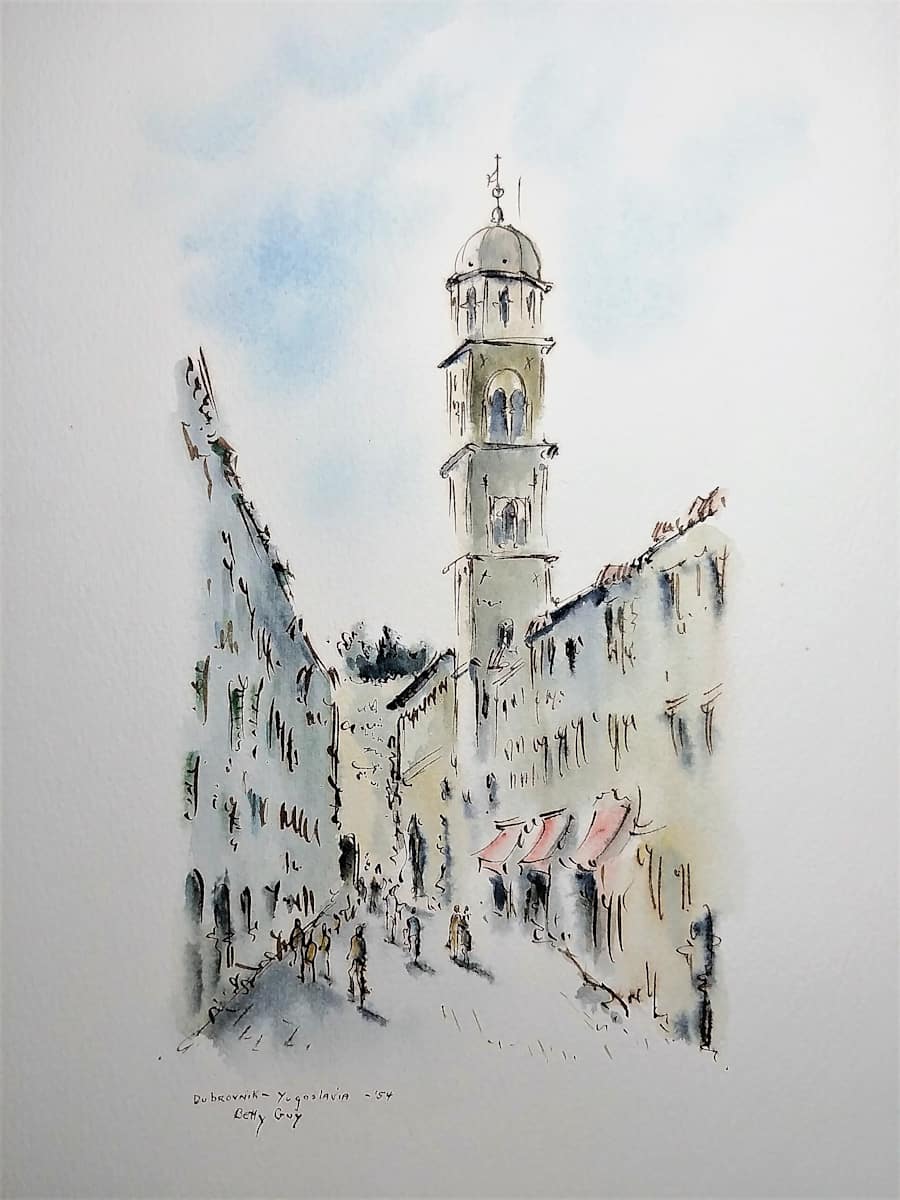 Dubrovnik - Yugoslavia by Betty Guy 